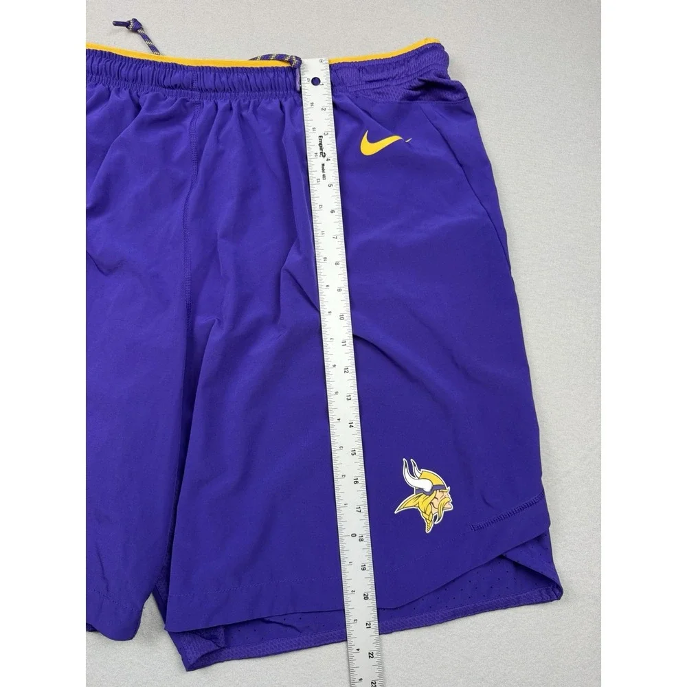 Minnesota Vikings Shorts Mens 3X Purple NFL Football Nike Dri Fit On Field Sport